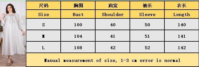 Robe Clothing Factory's new hot stamping evening Muslim dress, plus size women's dress