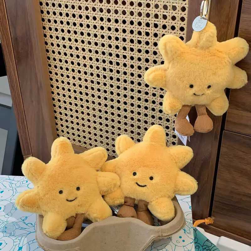 Spot UK Jellyca Sunflower Pendant Keychain Girl Birthday Holiday Gift Plugin Jellycat Tag Filled Doll W250411