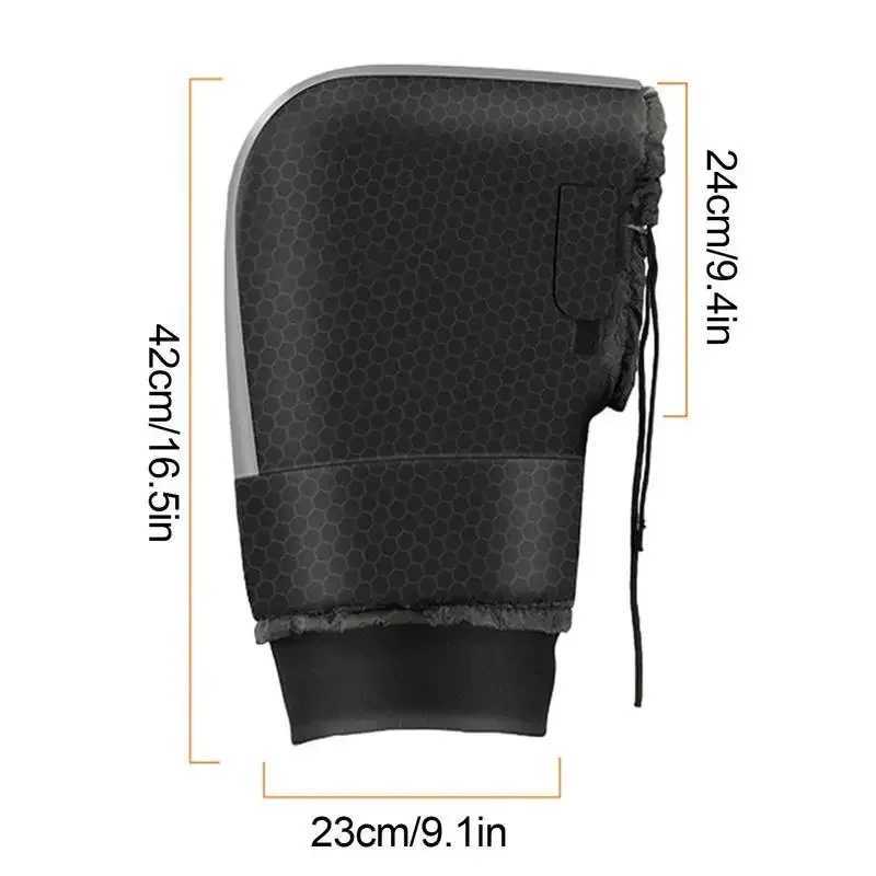 Motorcycle Handlebar Cover Gloves Windproof and Waterproof Winter Riding Gloves Snowmobile Electric Bicycle Warm Gloves S25118