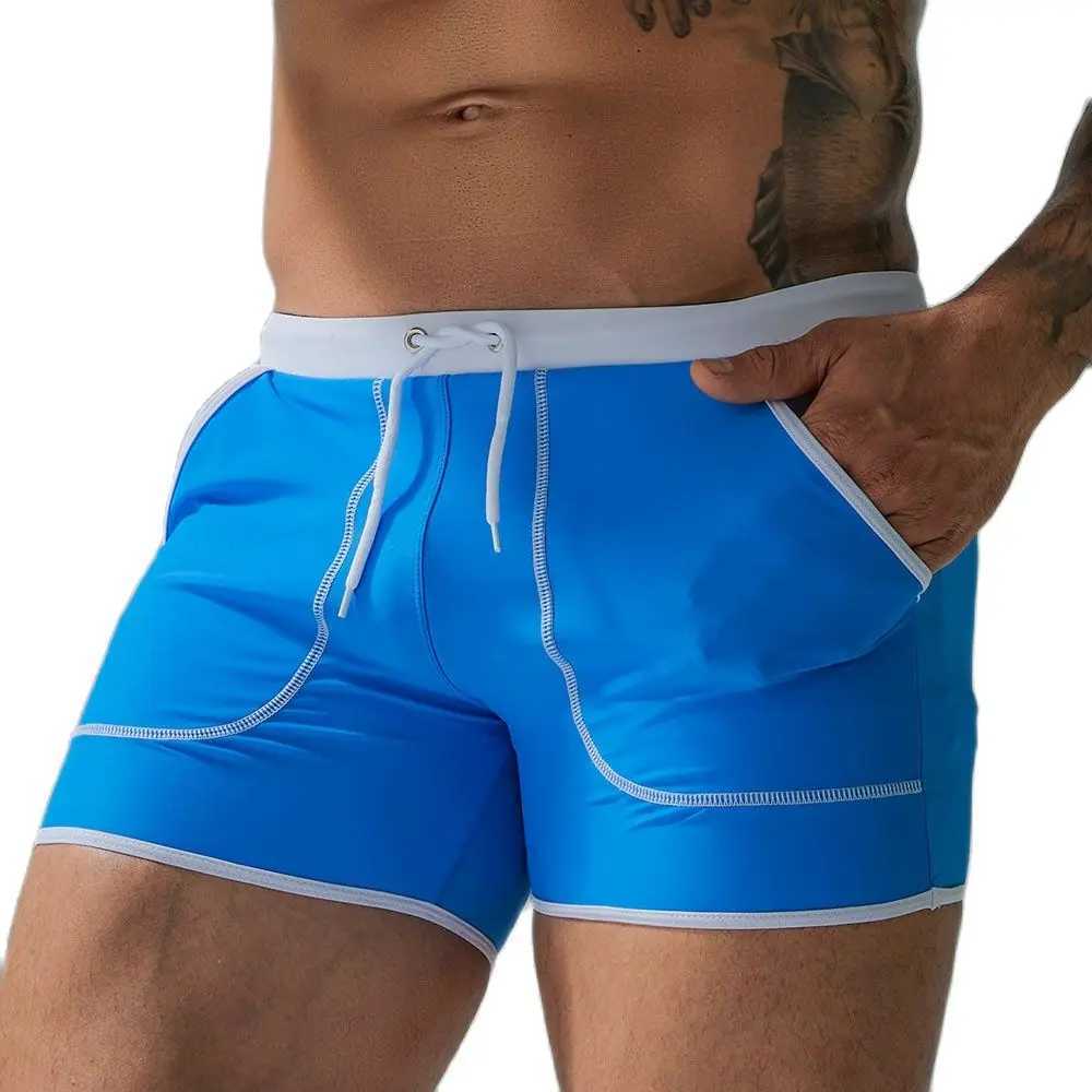 Brand Mens Swimsuit Luggage Outdoor Sexy Summer Stretch Beach Surfing Swimsuit Shorts Mens Swimsuit Swimming PantsW250410