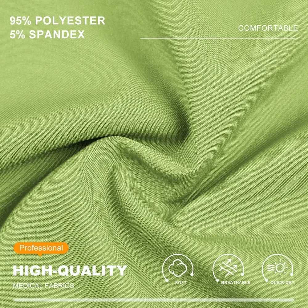 Professional Hospital Work Uniforms Unisex Quick-drying Minimst Pocket Scrubs Sets Surgical Tops Pants Nurse Medical Uniforms X250410