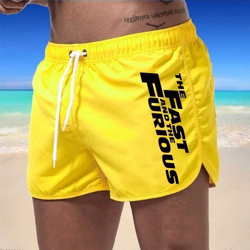 Slow jogging and leisure daily summer mens beach shorts 2025 beach relay swimming gym pants fast drying swimming surfing ventilation dragW250410