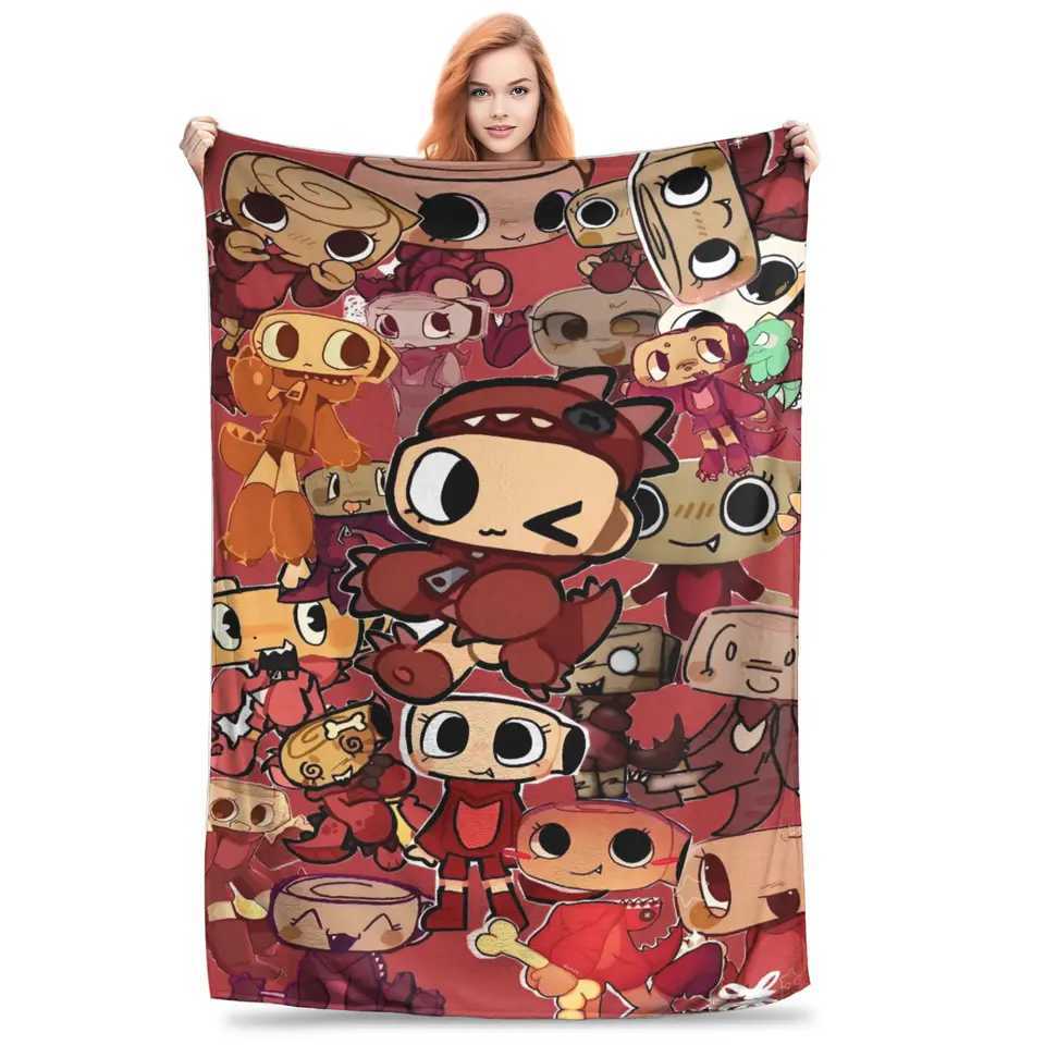 Dandys Game World Poster Gallery Prints Plush Blanket Flannel Throw Blanket For Couch Chair Sofa Bed Super Warm Bedspread Gift C251111