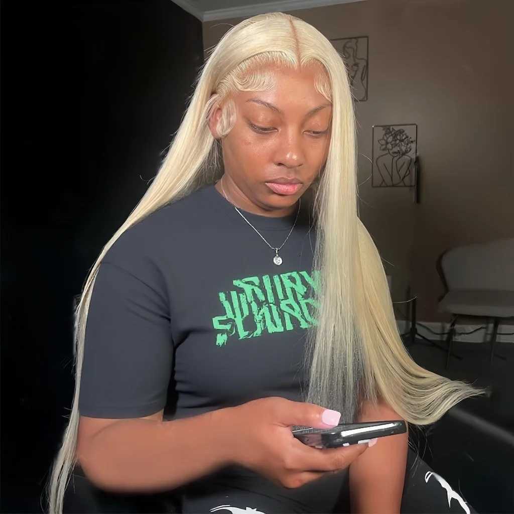 30 Inch 250 Density 613 Hd Lace Frontal Wig 13x6 13x4 Blonde Lace Front Wig Brazilian Straight 100 human hair Wig For WomenT251111