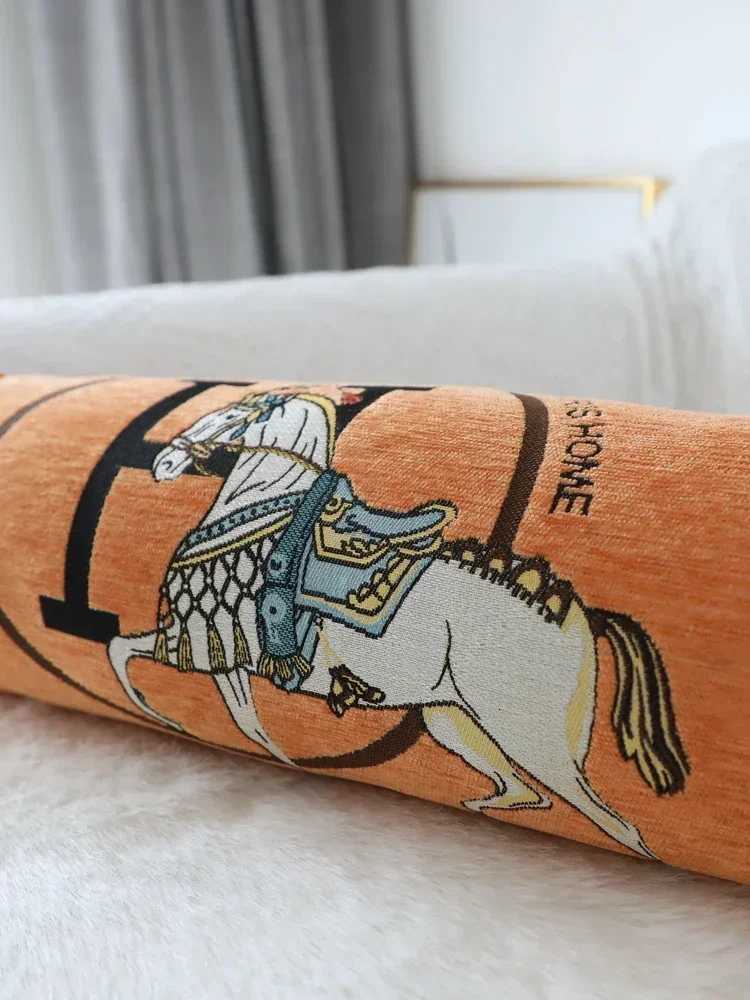 Luxury Living Ro Sofa Chenille Cylindrical low Nordic Style Candy Shape low Bedro Backrest Waist Cushion Removable C251111