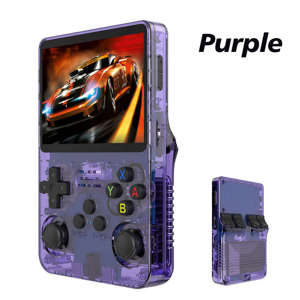 The new r36s Open source handheld console Portable retro arcade game nostalgia 3d dual system handheld