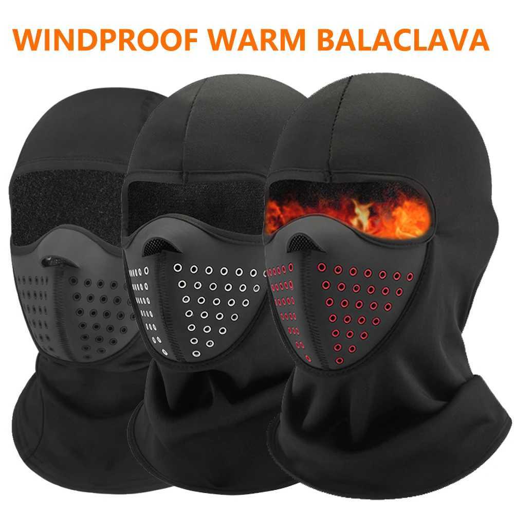 Winter Motorcycle Face Mask Windproof Keep Warm with Fleece Lining Dustproof Breathable For Moto Bike Cycling OffRoad Protection S251110