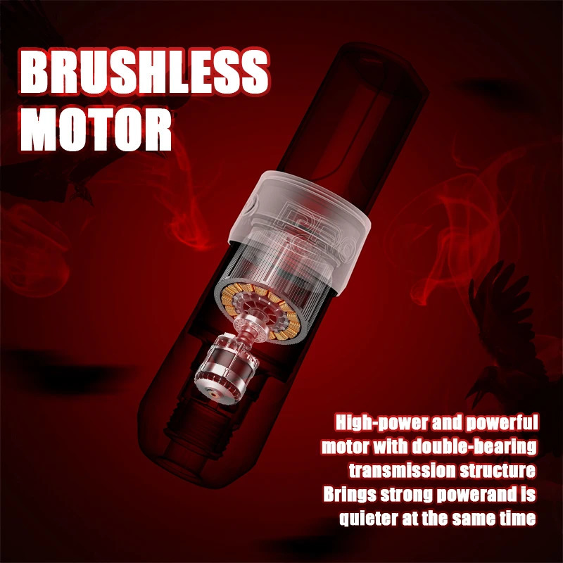 YILONG Rotary Wireless Tattoo Pen Machine 40MM Stroke with 1600MAH DUALBattery Professional Gun for Artist 251103