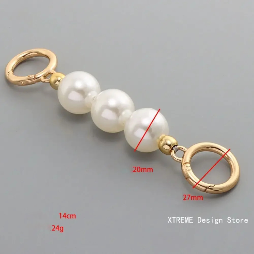 Pearl Purse Chain Strap Extender for Cross-Body Shoulder Bag Handbag DIY Purse Replacement Charms Bag Accessories 251110