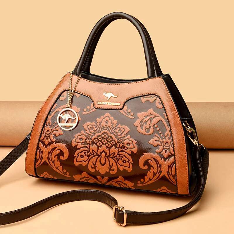 New Bag Designer Cowhide Handbags Famous Brands Crossbody Bag For Women Leather Shoulder Bags Sac A Main
