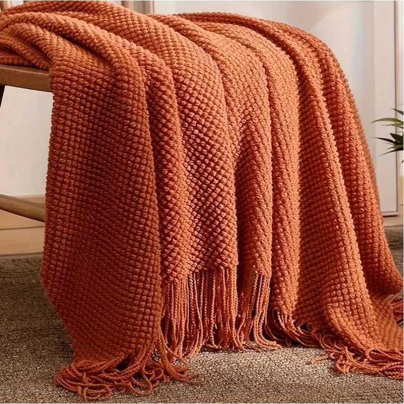 Nordic Christmas Blanket For Bed Sofa Decoration Cover Light Luxury Throw Blanket Bedspread Knitted Shawl Soft Leisure Bed Cover C251111