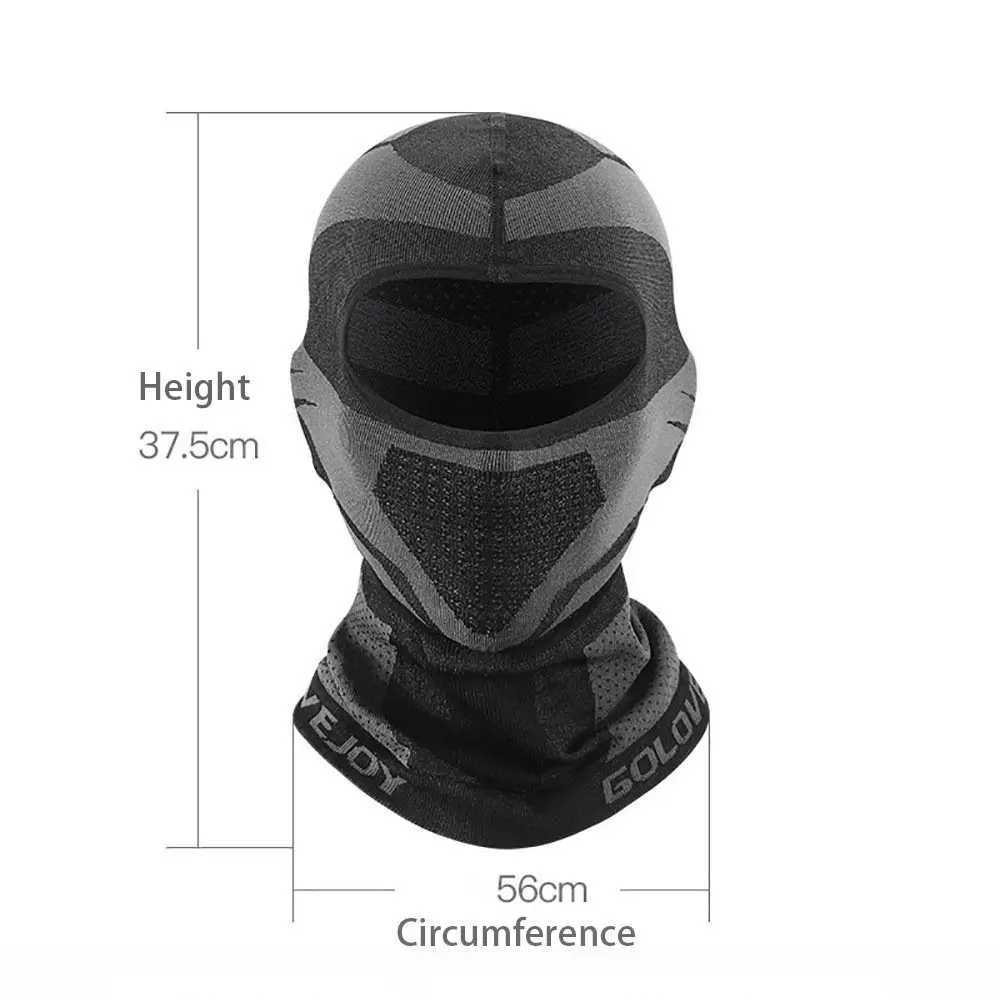 1Pcs Winter Balaclava Full Face Mask Plus Velvet Cycling Sports Helmet Liner Windproof Sunscreen Motorcycle Bicycle Headwear Hat S251110
