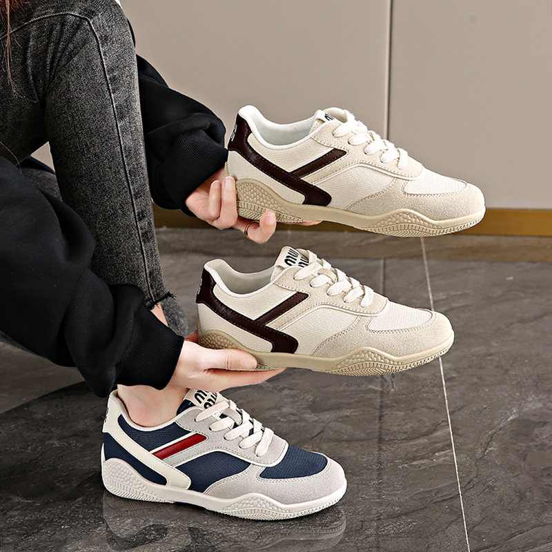 Women's new combination of color foreign style feet small comfortable fashion casual sports shoes 2025s hot