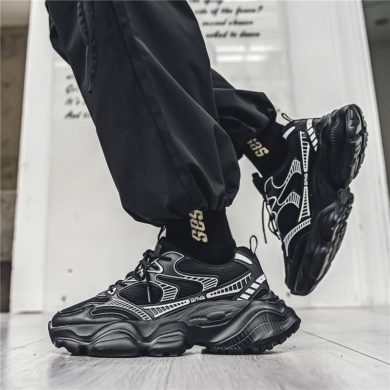 Free shipping designer sport shoe men black white beige comfortable breathable wear-resisting outdoor running shoe