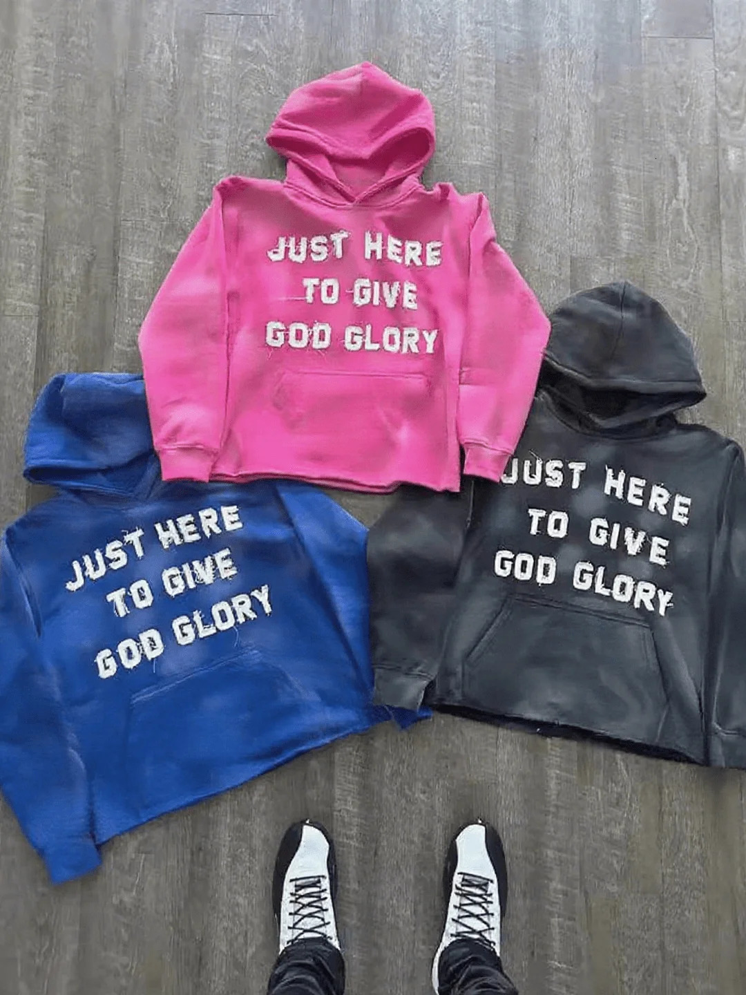 Cross Letter Patch Embroidery Sports Y2K Street Hip-Hop Cross-Border Fashion Loose Hoodie Sweatshirt 251110