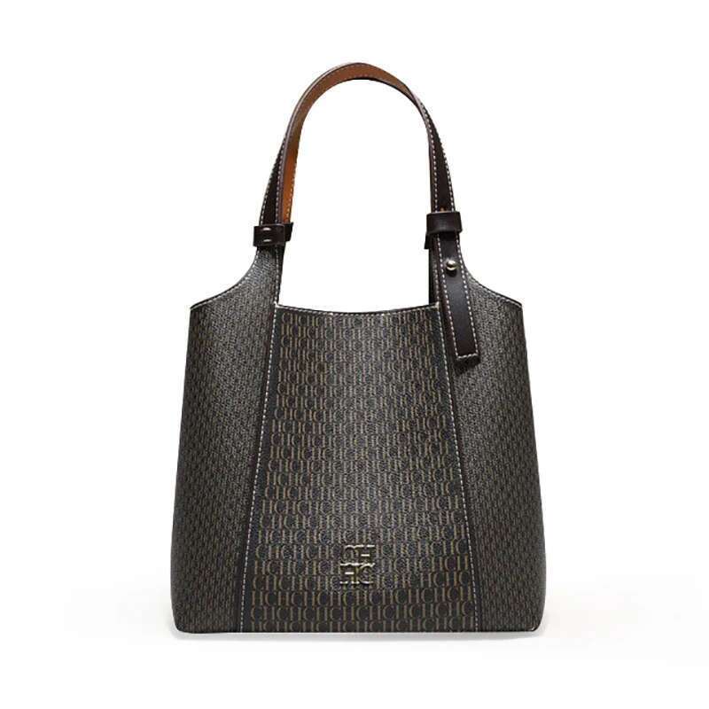 CH Handbag Premium Feeg Versatile Women's Crossbody High Quality Fashion Letter Printing Design Shoulder Bag Large