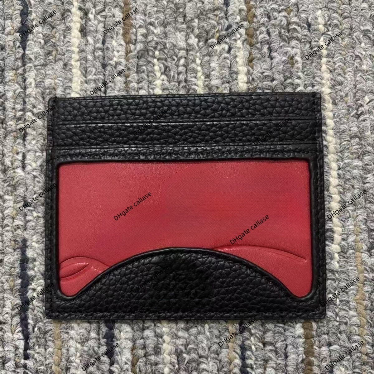 Red top Designer wallet Men's and women's purse high quality leather Hot Selling Business Holder wallets Trendy Simple and Versatile Unisex Card Bag