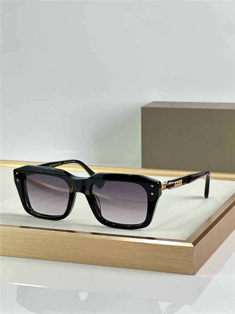 New fashion design square sunglasses GRANDMASTER NINE thick acetate frame the iconic b-boy style of the late '70s high-end outdoor UV400 protective glasses