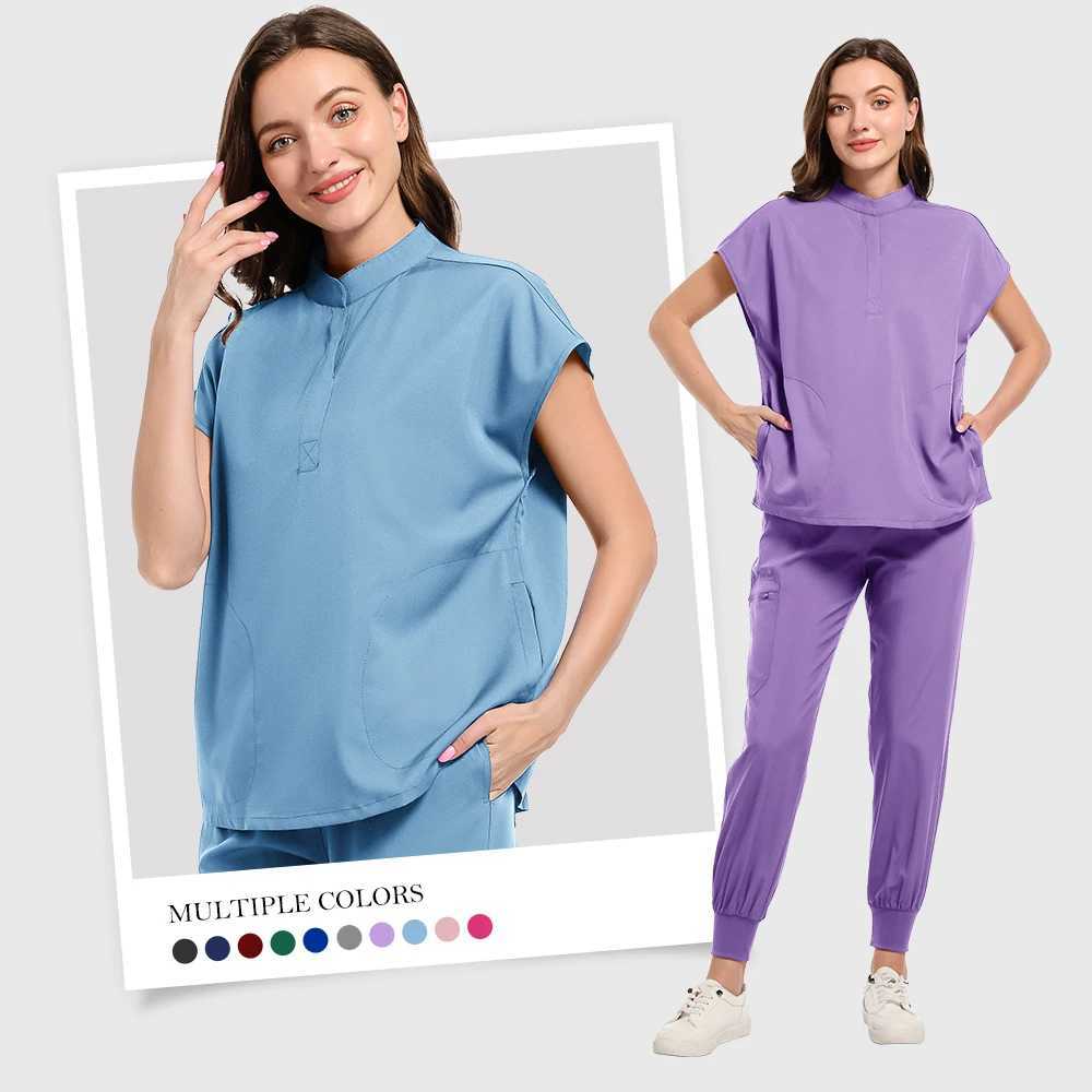 Multi Colored Neutral Short Slved Pharmacy Nurse Uniform Hospital Doctor Work Uniform Oral and Dental Surgery Uniform Medic X250410