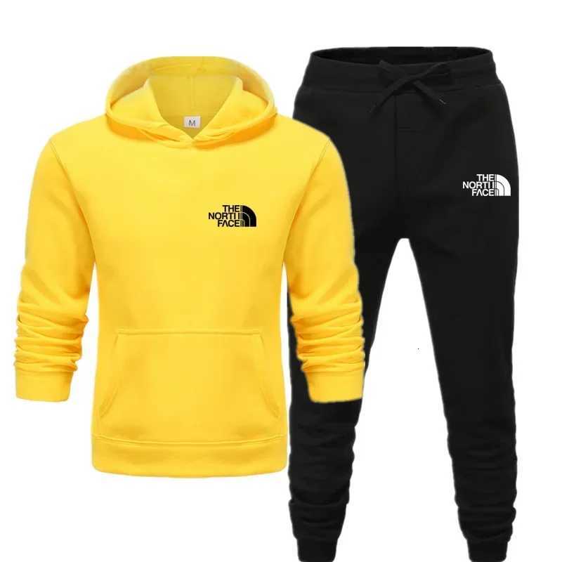 2025 Mens and womens printed casual sets running and outdoor fitness sets luxury sports caps sweatshirts and pantsT251111