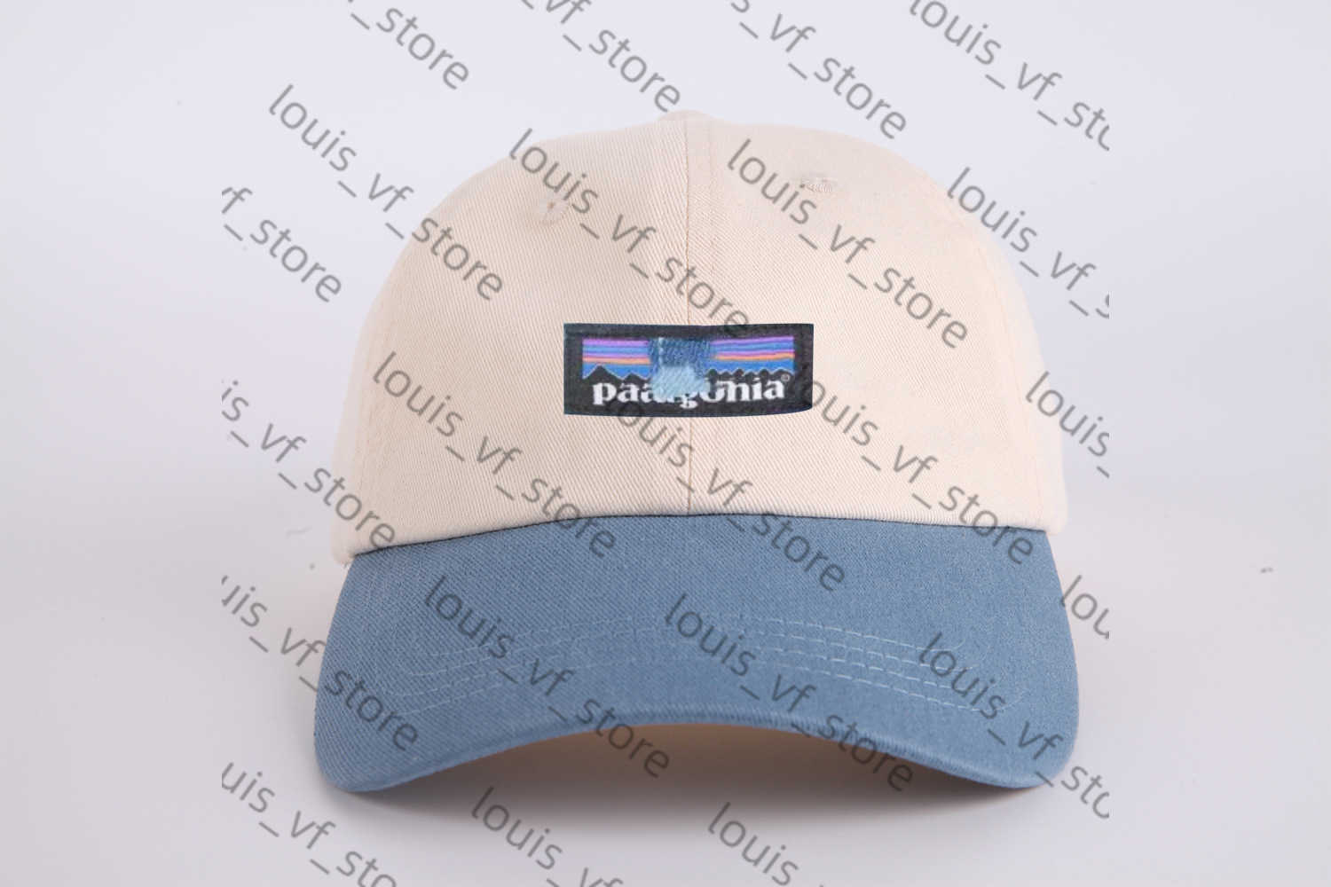 Washed Cotton Soft Top Color Blocked Baseball Cap for Couples Round Duckbill Fresh and Simple Hat H250411