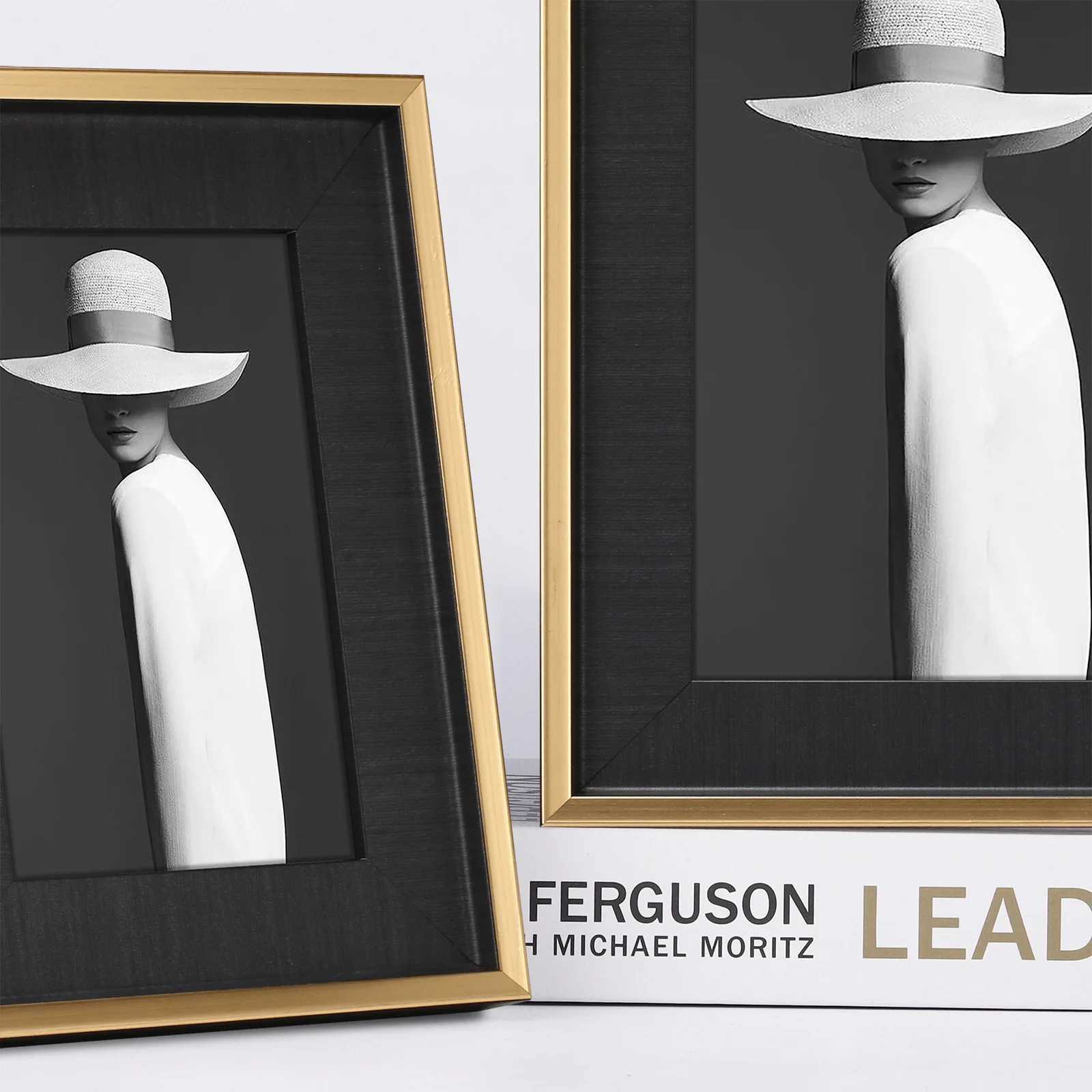 European Luxury Wooden Photo Frame Home Office Study Desktop Decoration L251110 H260306