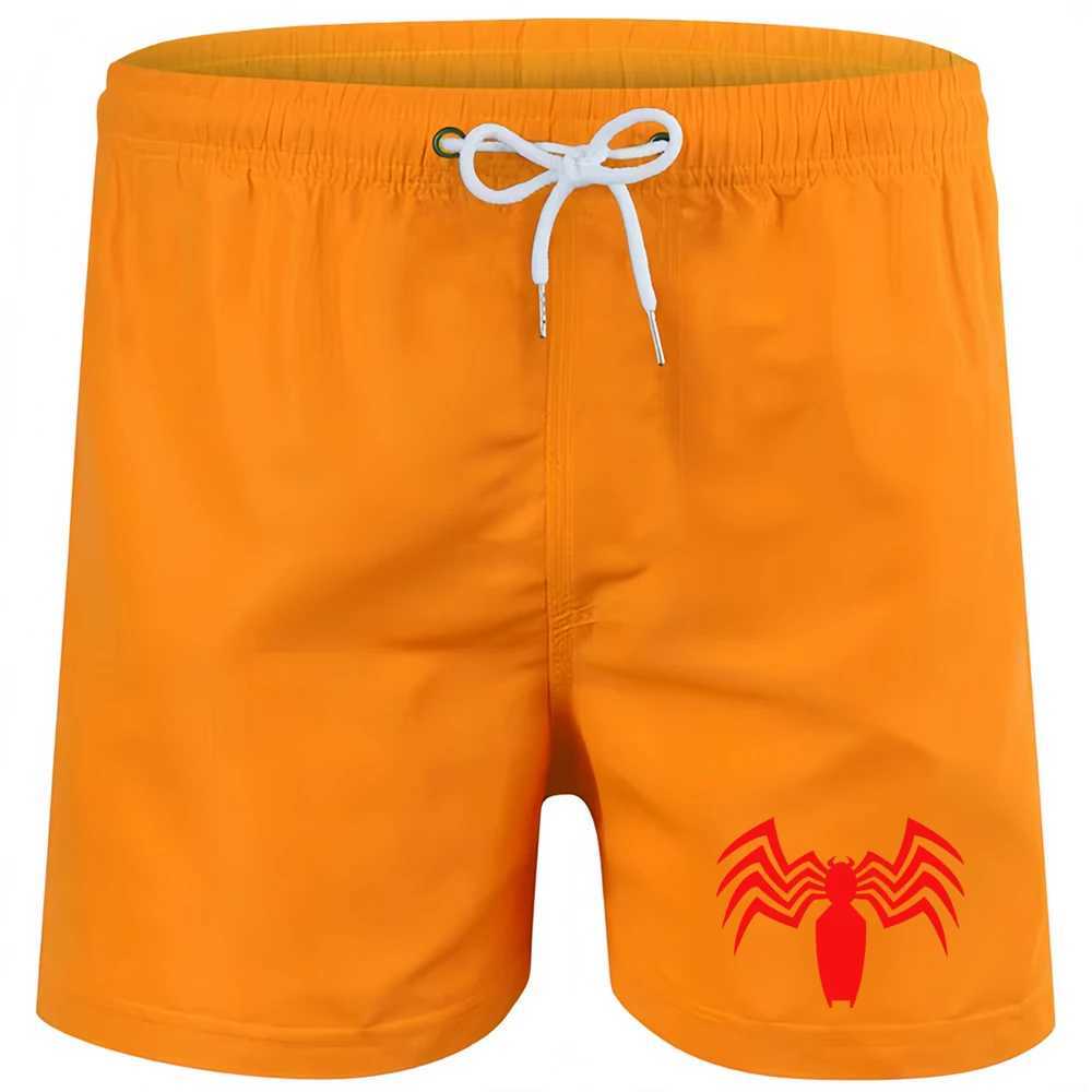 2024 Spider print mens quick drying swimsuit mens swimsuit mens swimsuit summer swimsuit surfing boxer BrieW250410