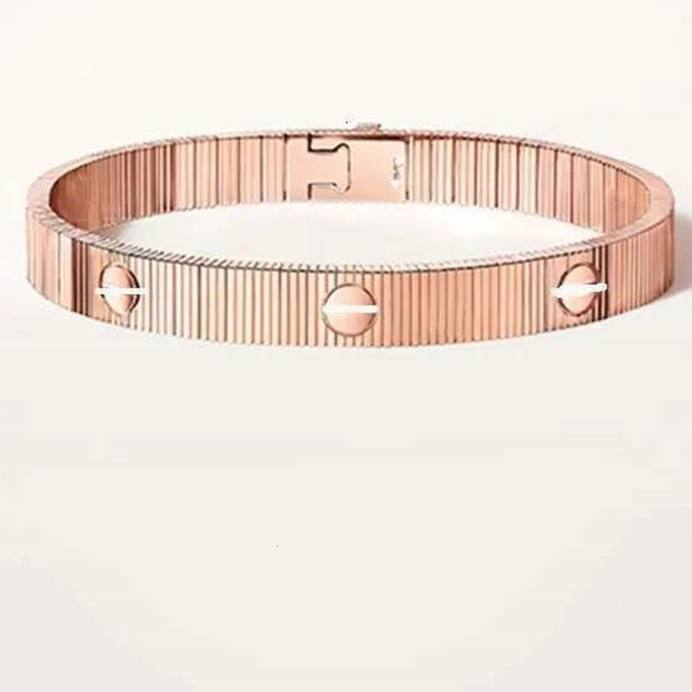 bracelet designer New Arrival Luxury Flexible Wrist Band Bangle Have No Limits Screw Love Stripes Bracelet for Women Men Jewelry Gifts