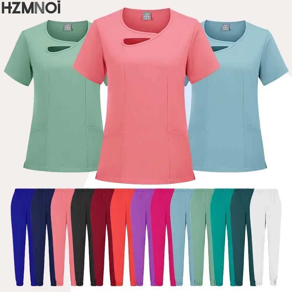 Beautician Uniforms Women Fashion Skin Management Ear Pickers Massage Work Clothes for Women on Hotel Foot Bath Technician S-2XL X250410