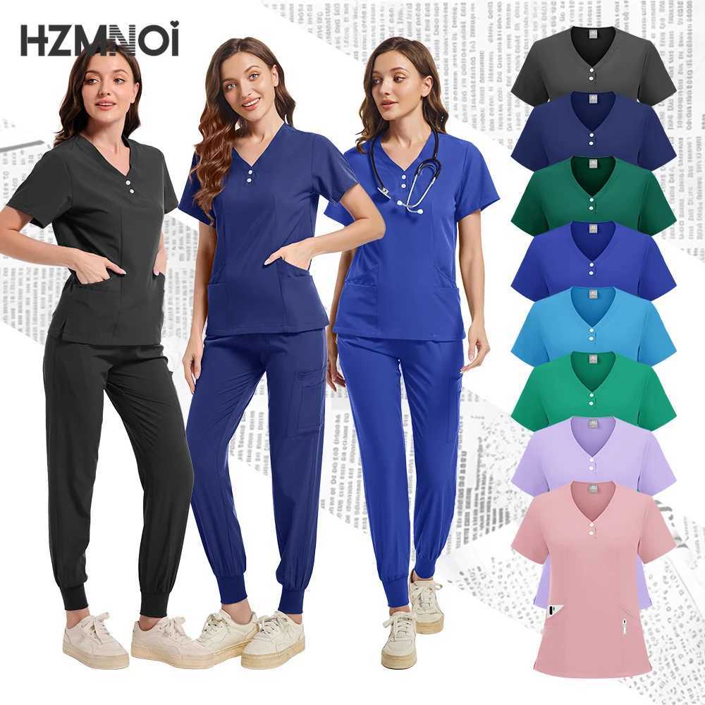 Hospital Surgical Uniform Medical Scrub Set Doctor Nurse Clothes Nursing Accessories Dental Clinic Beauty Sn Workwear Lab Set X250410