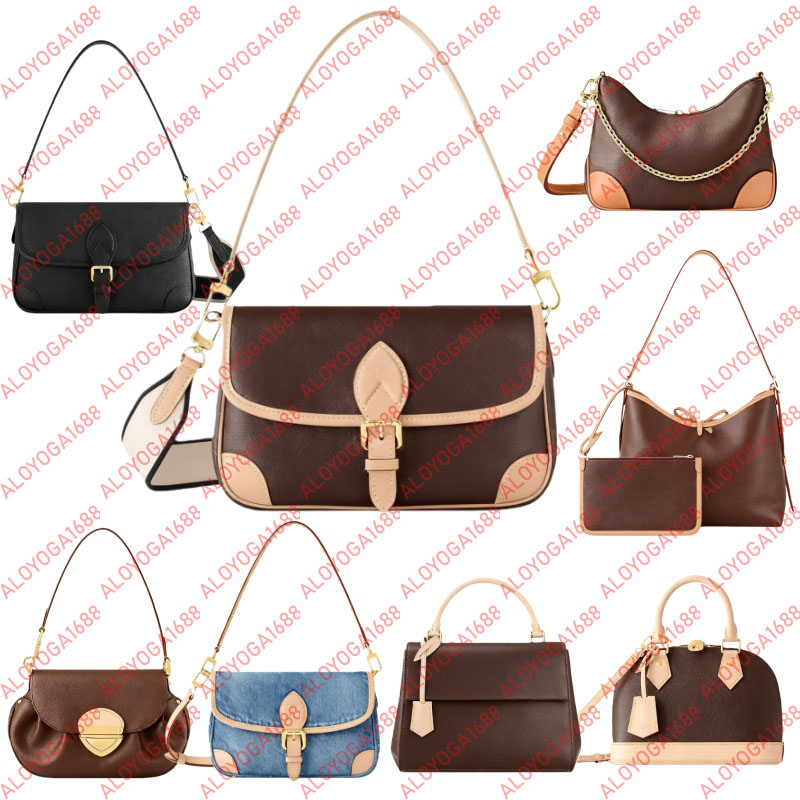 Designer Bags For Women Highest Quality Luxury Womens Shoulder Bag Leather Classic Old Flower Ladies Crossbody 10A Quality Classic Chain Purses Tote Bags No Box