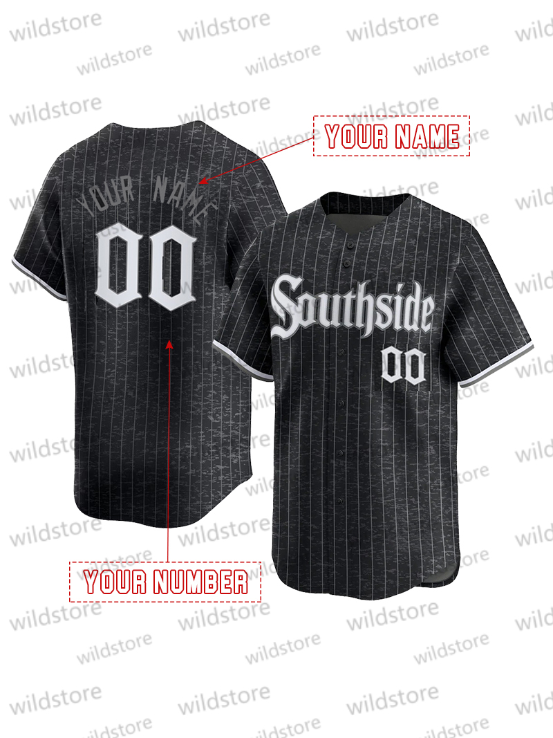 8 JACKSON Robert Jr. 2025 city connect Baseball Jerseys Sosa Moncada Fisk Jones Palacios Slater Custom Jersey