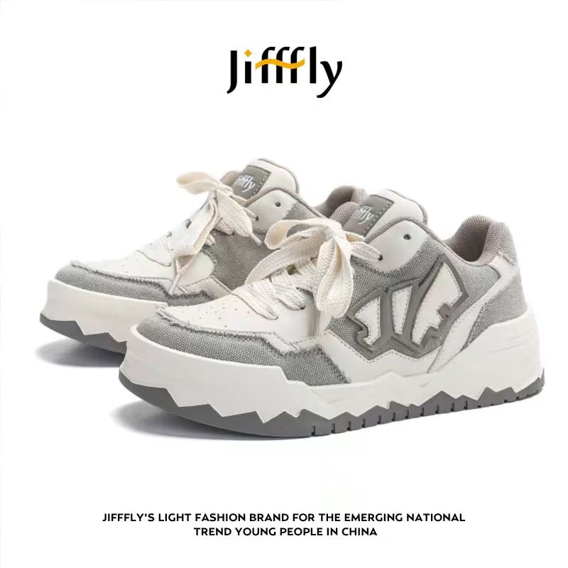 Jifffly Bread Shoes Men sport athleisure 2025 Summer daily outfit New Comfortable Versatile Trendy Thick-Soled Casual Sneakers