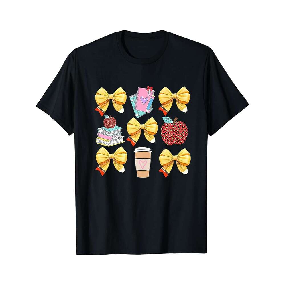 Designer T shirt Cute Preschool Retro Groovy Vintage First Day Of School - 220g T shits