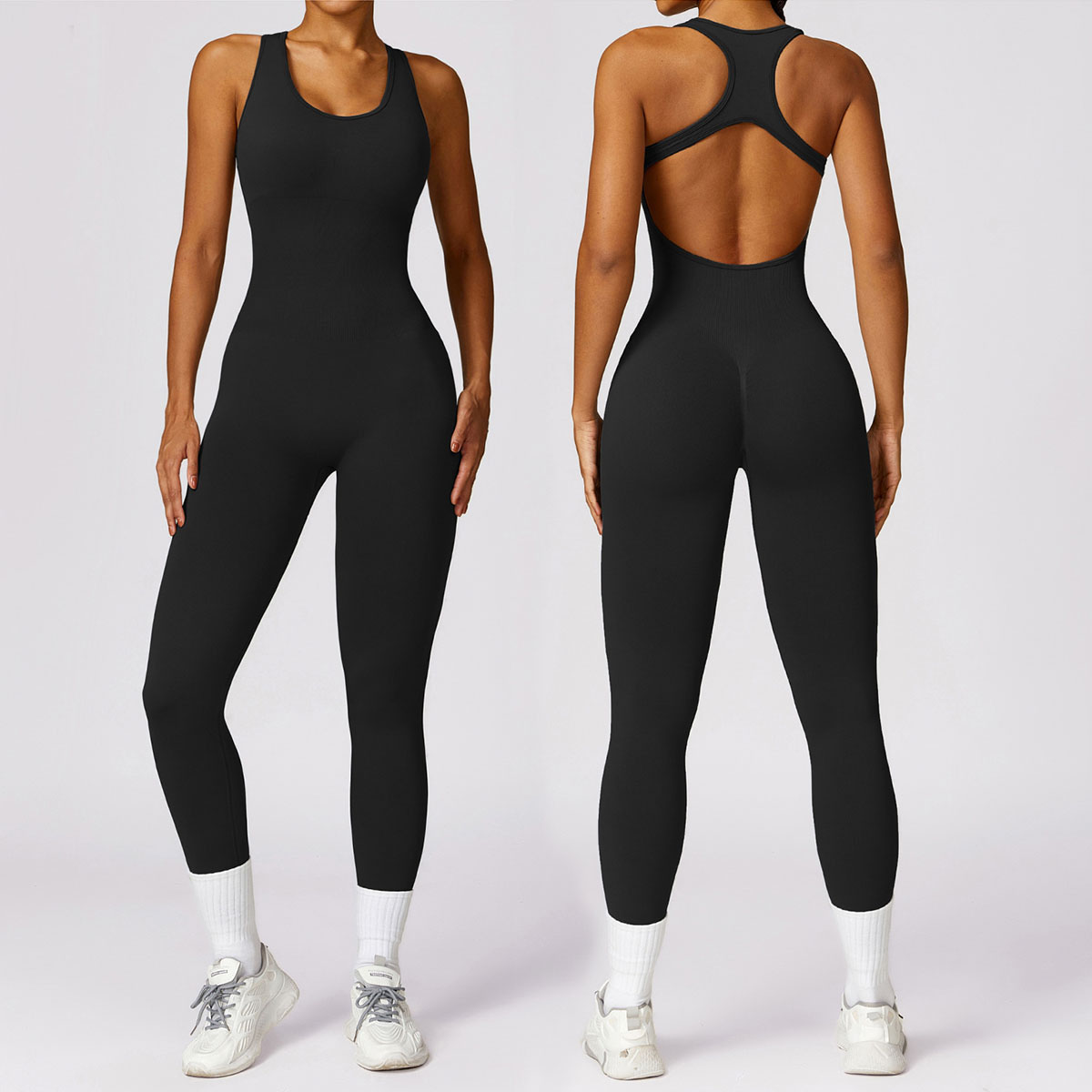 Yoga Pants High-Waist Seamless Tummy-Control Workout Running Athletic Soft Gym-Friendly Shapewear with Moisture-Wicking Fabric