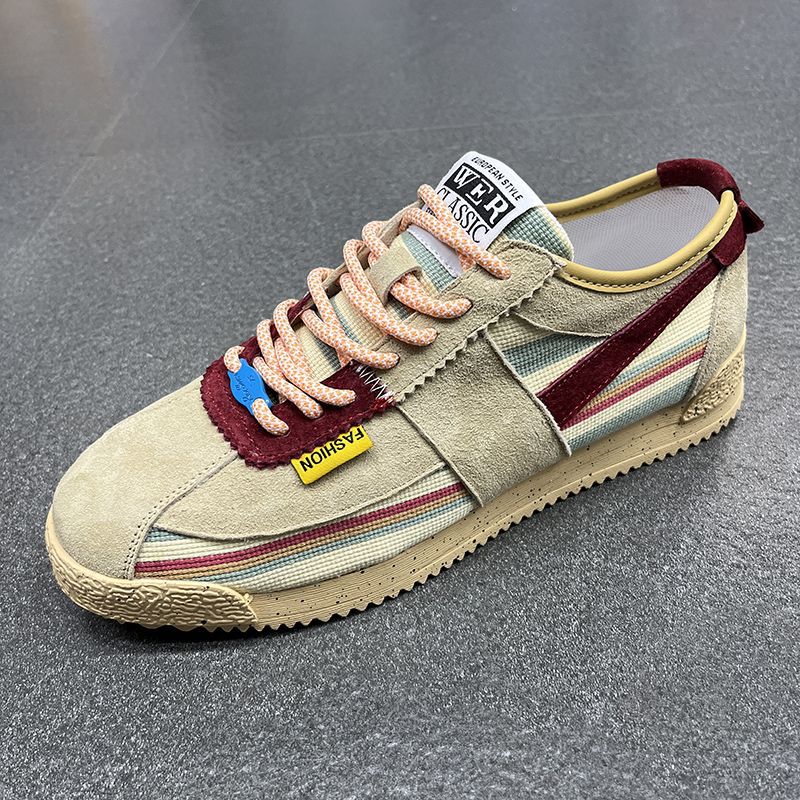 Free shipping designer sport shoe men khaki white gray comfortable breathable wear-resisting outdoor running shoe 2025