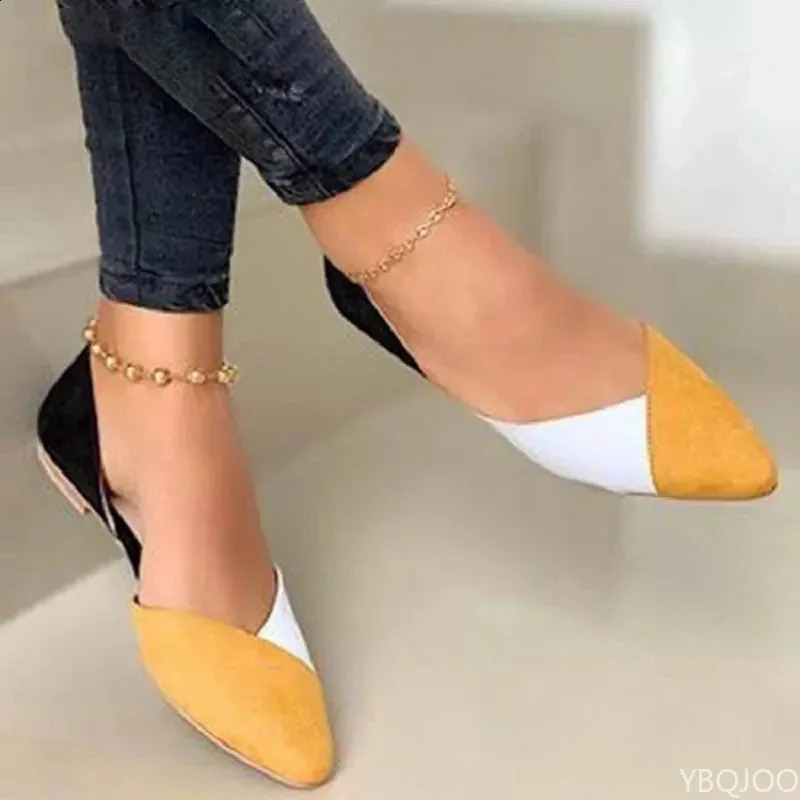 Arrival Women Flats Beautiful and Fashion Summer Shoes Flat Ballerina Comfortable Casual Women Shoes Size 44 250410