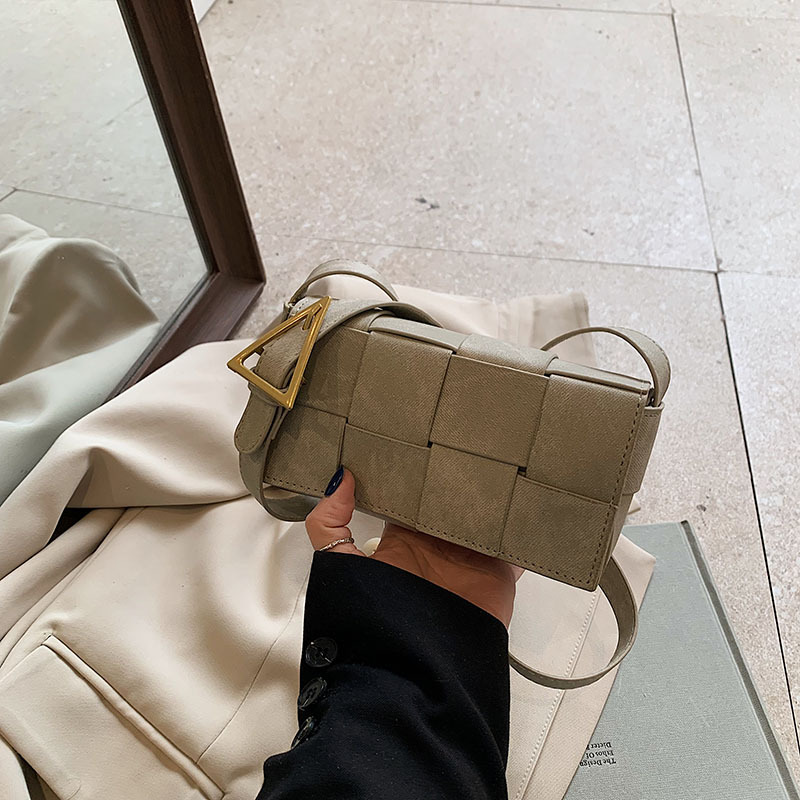 Niche Design Fashion Small Square Bag new Style Trendy Simple Tofu Shoulder Bag Casual Versatile Retro Crossbody