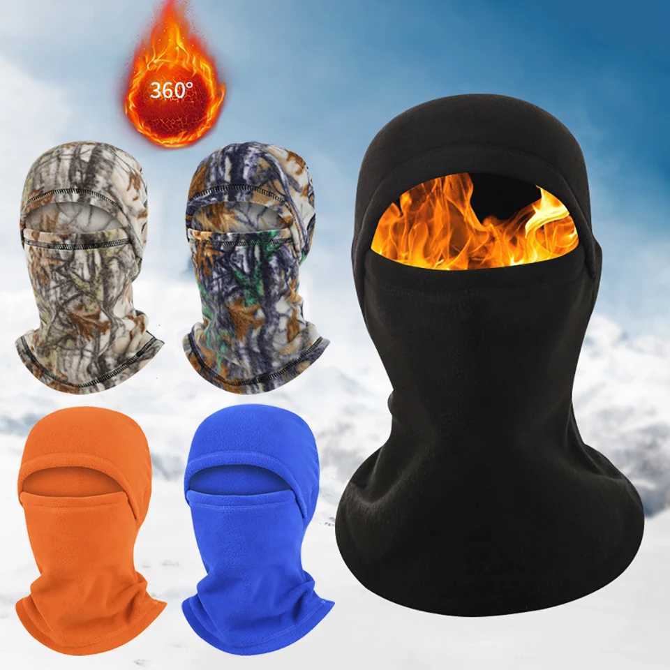 GTUBIKE Winter Warm Outdoor Riding Full Face Mask Covers Balaclava Fleece Motorcycle Skiing Face Mask Warm Windproof Cover Hat S251110