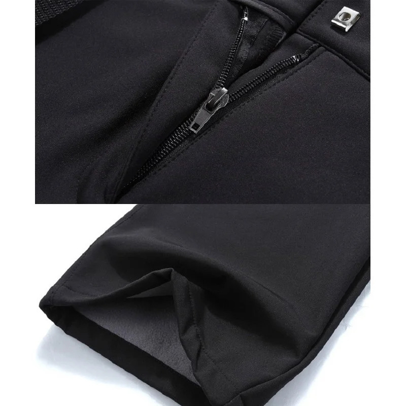 Young Girl Autumn Winter Pants Camping Skiing Hiking Waterproof Windproof Soft Shell Fleece Warm Outdoor Sports Trekking 251107