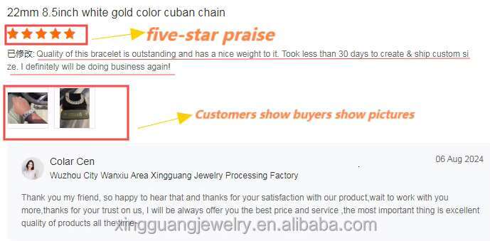 XG Factory Wholesale Price 20 mm Diamond Cuban Bracelet S925 Silver GRA D/VVS Moissanite Bracelets Fine Jewelry Bracelets