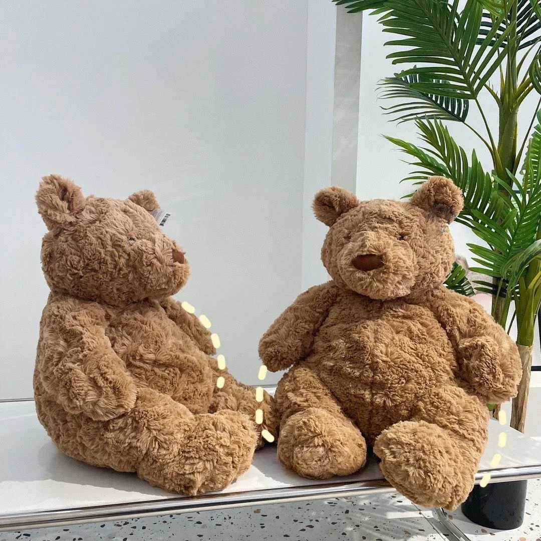Jellycat with tags Jellycat Barcelona Bear Plush Toy Soothing Doll Teddy Bear Girl Holiday Birthday Gift Stuffed Animal W250411