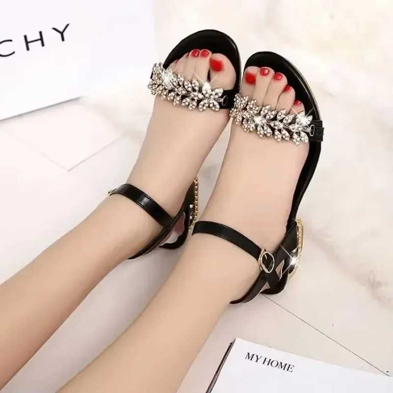 Sexy Summer Womens Sandals Open Lace - Sandals Womens Low Cut N-Slip Rhine High Heel Sandals Size 34-41XJ250410