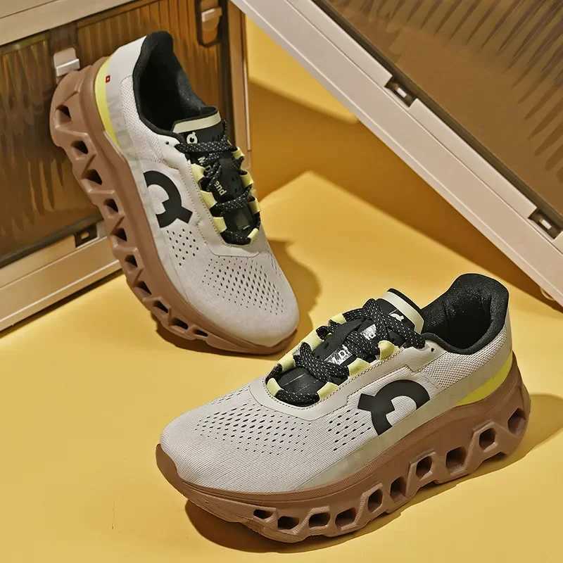 Fashionable casual breathable mesh mens shoes fashionable shock-absorbing running shoes sports and trendy shoesC250411