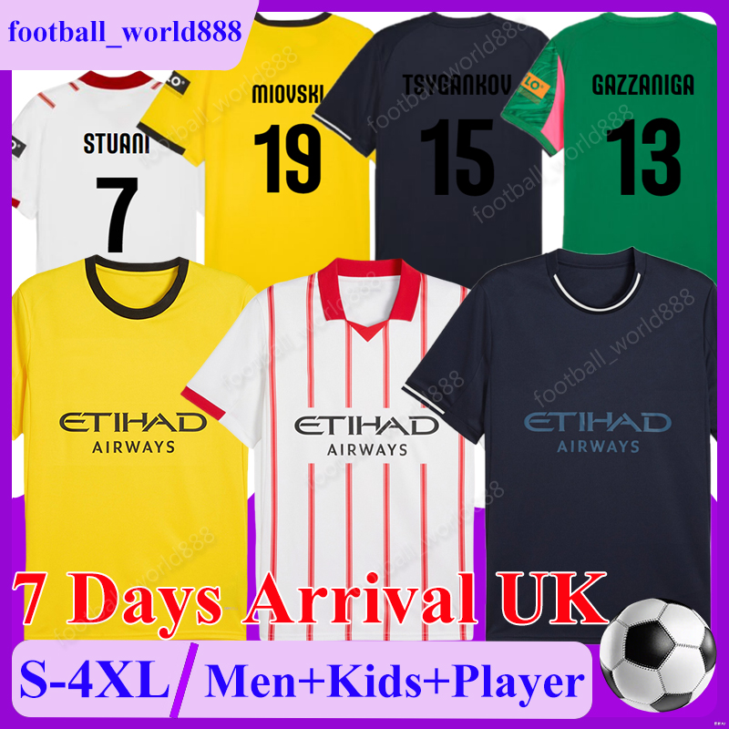XXXL 4XL Gironas FC 25 26 Soccer Jerseys STUANI VANAT TSYGANKOV 2025 Football Shirts JOEL ROCA OUNAHI WITSEL football jersey ARNAU PORTU BRYAN Men Kids Kits Socks Sets