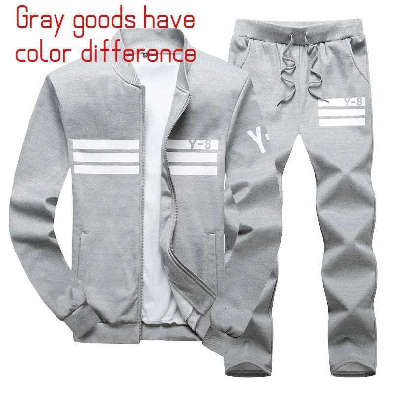 Plus Size 9XL 8XL 7XL Mens Sporting Suit Male Tracksuit Men Spring Autumn Casual Sportswear 2 Piece Set JacketPants ClothingT251111