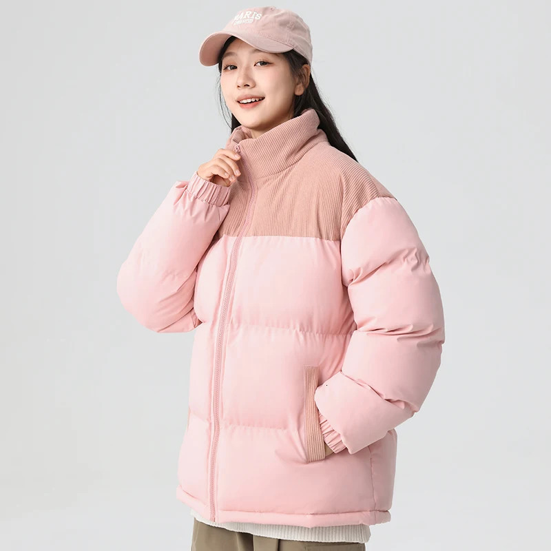 Mens Outdoor Sports and Leisure Windproof Breathable Warm Cotton Clothing Winter Fashion Trend Versatile Couple Warm Jacket 251106