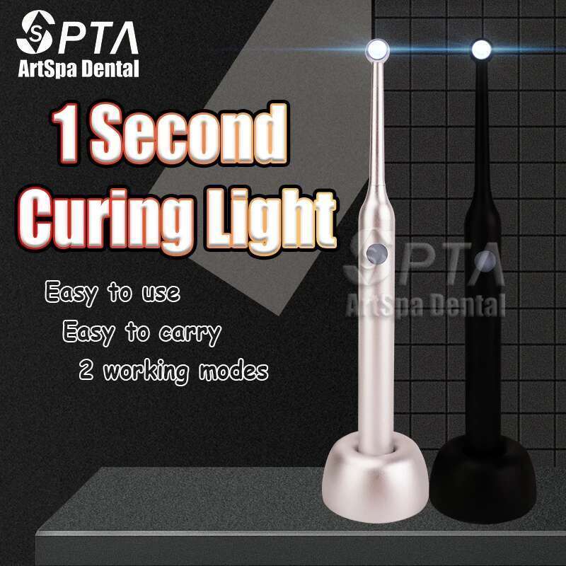 Dental 1 Second LED Curing Light Lamp Black /Sier High Intensity Composite Orthodontist Dentistry Equipment