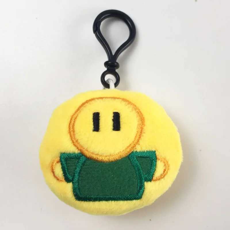 10 Cute Cartoon Keychains Fury Balls Plush Keychains Womens Handbags Car Keyholders Pendants Toys Childrens Gifts W250411