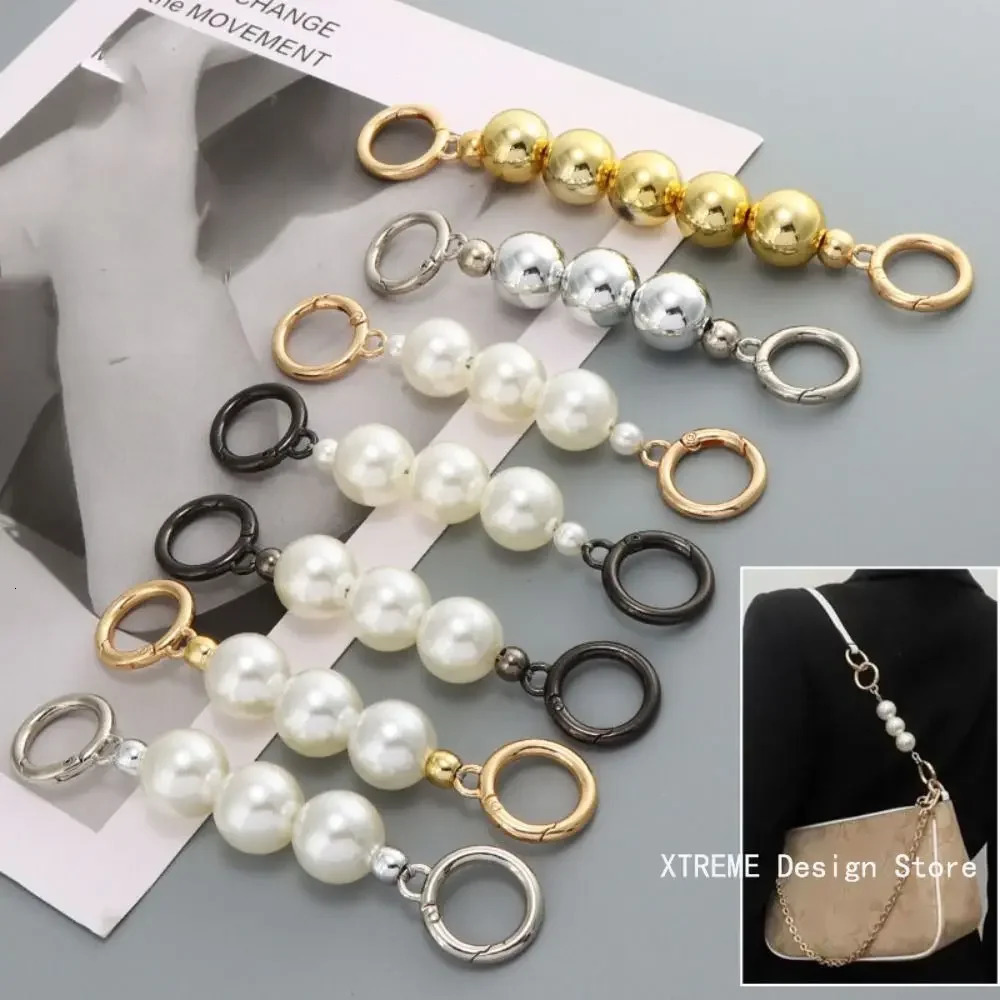 Pearl Purse Chain Strap Extender for Cross-Body Shoulder Bag Handbag DIY Purse Replacement Charms Bag Accessories 251110
